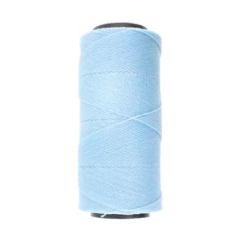 Brazilian 2 Ply Waxed Polyester Cord - PLY04-BBL - Baby Blue