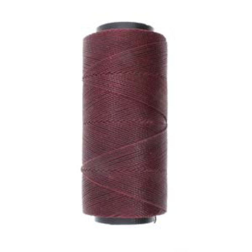 Brazilian 2 Ply Waxed Polyester Cord - PLY04-BUR - Burgundy