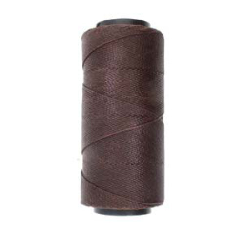 Brazilian 2 Ply Waxed Polyester Cord - PLY04-CBR - Cedar Brown