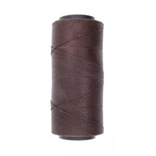 Brazilian 2 Ply Waxed Polyester Cord - PLY04-CHO - Chocolate