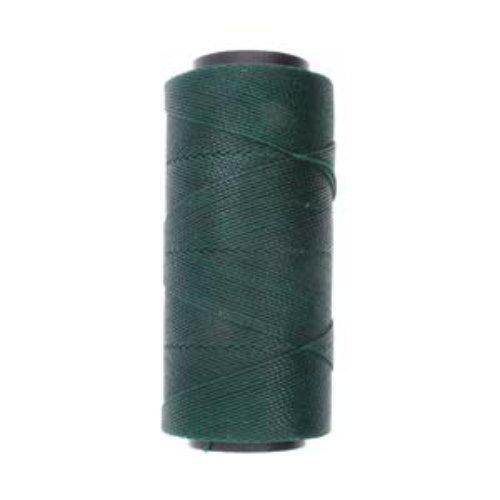 Brazilian 2 Ply Waxed Polyester Cord - PLY04-DGR - Dark Green