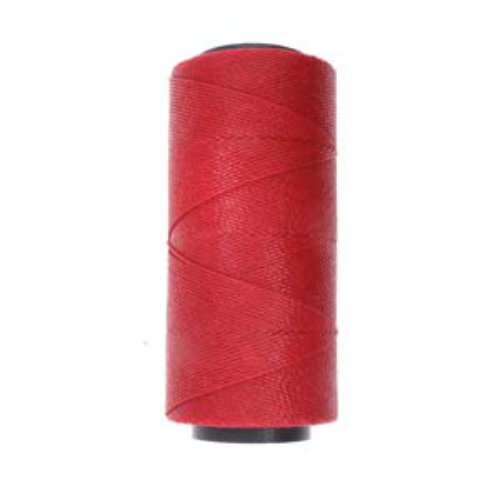 Brazilian 2 Ply Waxed Polyester Cord - PLY04-DRD - Dark Red
