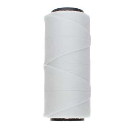 Brazilian 2 Ply Waxed Polyester Cord - PLY04-EWH - Extra White