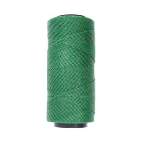 Brazilian 2 Ply Waxed Polyester Cord - PLY04-FOR - Forest Green