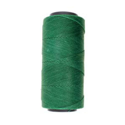 Brazilian 2 Ply Waxed Polyester Cord - PLY04-GRA - Grass Green