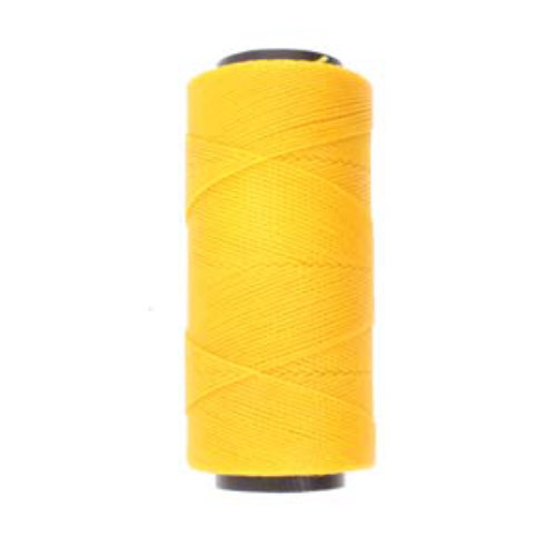 Brazilian 2 Ply Waxed Polyester Cord - PLY04-GYL - Golden Yellow