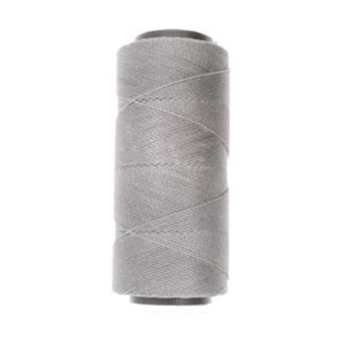 Brazilian 2 Ply Waxed Polyester Cord - PLY04-LGY - Light Grey