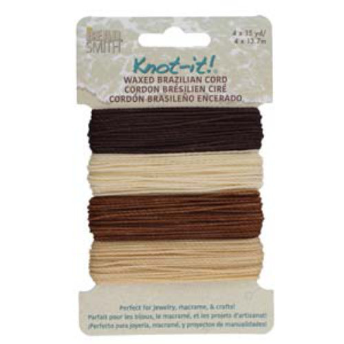 Brazilian 2 Ply Waxed Polyester Cord - PLY04-MIX02 - Java Vibes