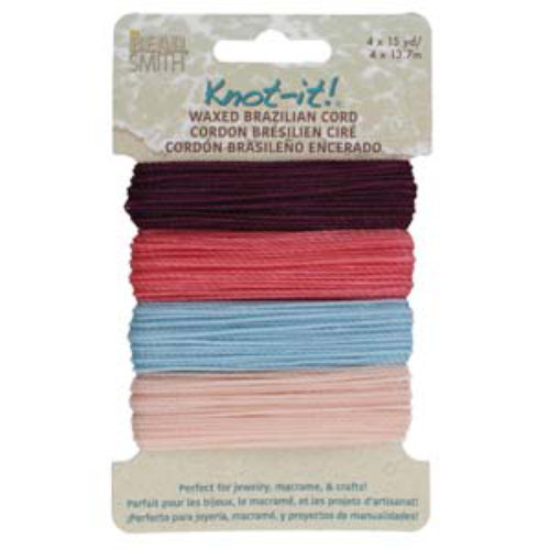 Brazilian 2 Ply Waxed Polyester Cord - PLY04-MIX05 - Youthful Expressions