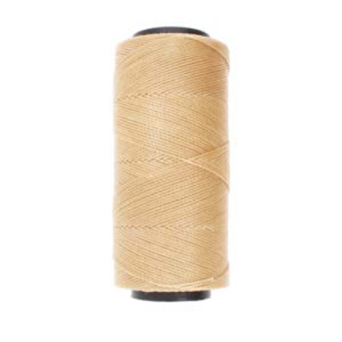 2 Ply Waxed Polyester Cord - PLY04-NAT - Natural