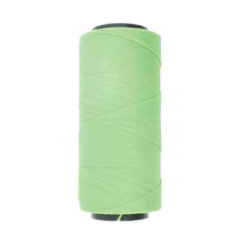 Brazilian 2 Ply Waxed Polyester Cord - PLY04-NGN - Neon Green