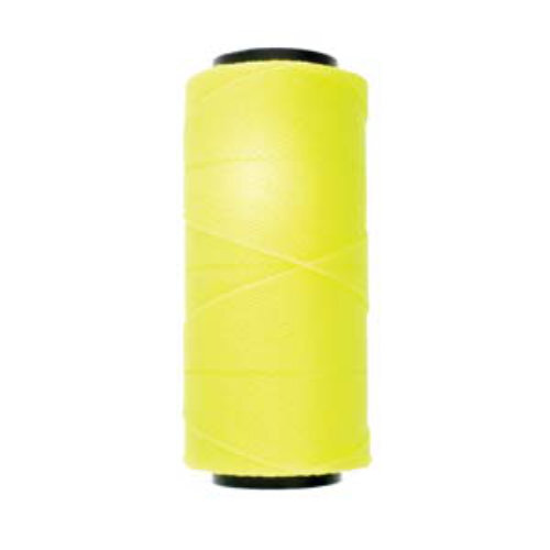 Brazilian 2 Ply Waxed Polyester Cord - PLY04-NYL - Neon Yellow