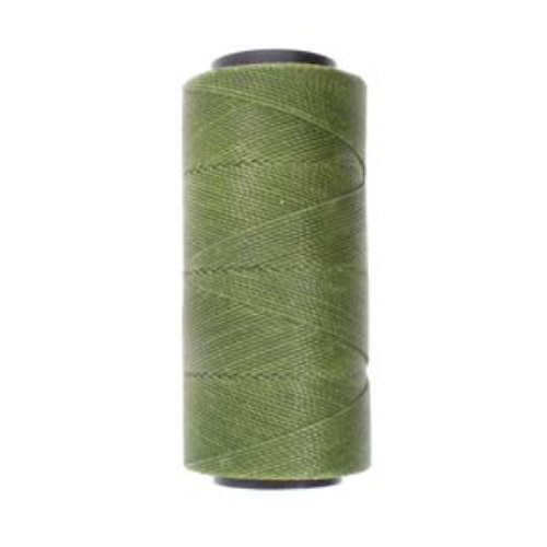 Brazilian 2 Ply Waxed Polyester Cord - PLY04-OLV - Olive