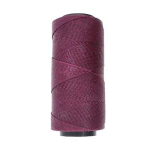 Brazilian 2 Ply Waxed Polyester Cord - PLY04-PLU - Plum