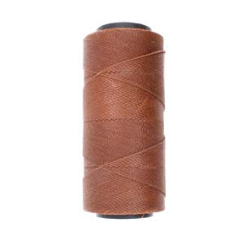 Brazilian 2 Ply Waxed Polyester Cord - PLY04-RUS - Rust