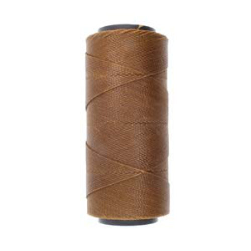 Brazilian 2 Ply Waxed Polyester Cord - PLY04-TAW - Tawny