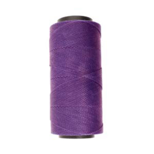 Brazilian 2 Ply Waxed Polyester Cord - PLY04-VIO - Violet