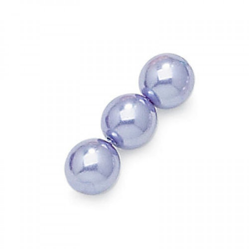 3mm Tanzanite Czech Glass Pearl - 2235