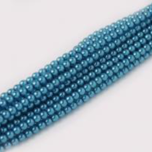 2mm Czech Glass Pearl - 150 Bead Strand - Poseidon - Crystal - 00030-63675
