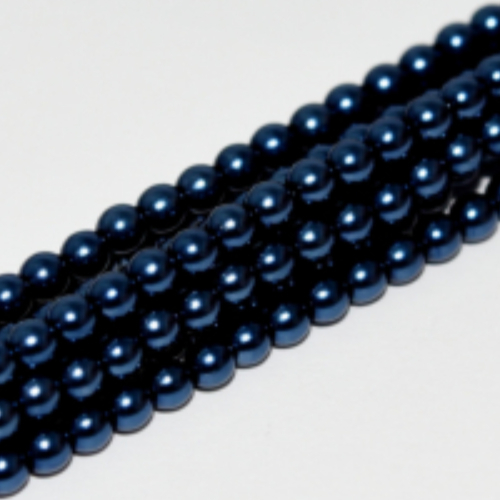 2mm Czech Glass Pearl - 150 Bead Strand - Montana - 70467