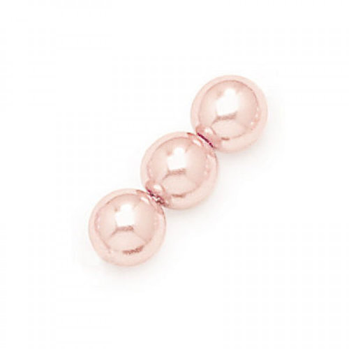8mm Ballerina Pink Czech Glass Pearl - 71203