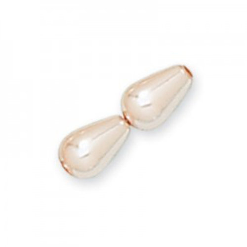 15mm x 8mm Czech Glass Tear Drop Pearl - PRL-0425-158 - Mauve