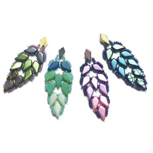 Peacock Cymbal Earrings
