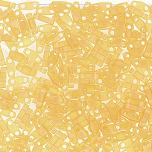 Miyuki Quarter Tila Bead - QTL132FR - Matte Transparent Light Topaz AB