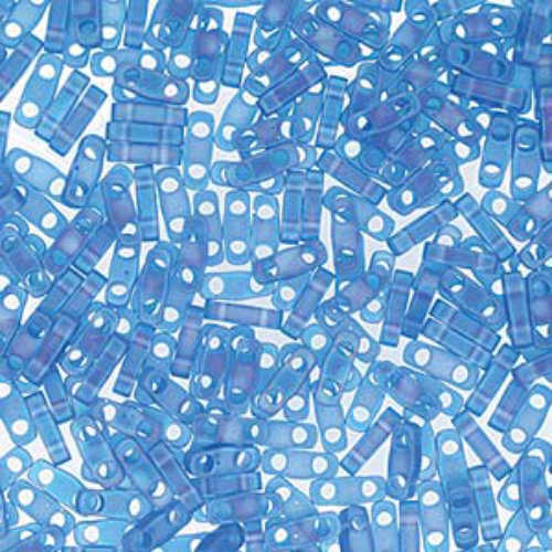 Miyuki Quarter Tila Bead - QTL149FR - Matte Transparent Capri Blue AB