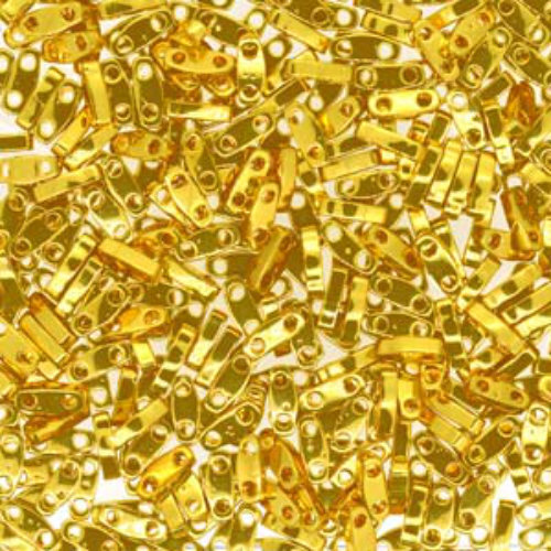 Miyuki Quarter Tila Bead - QTL191 - 24K Gold Plated