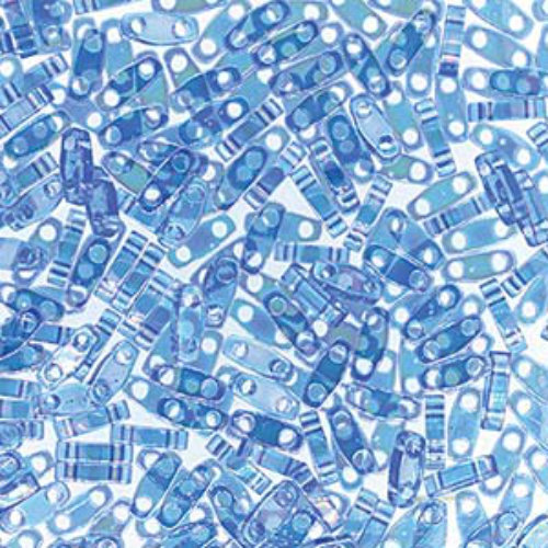 Miyuki Quarter Tila Bead - QTL261 - Transparent Sapphire Blue AB