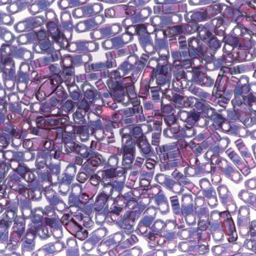 Miyuki Quarter Tila Bead - QTL316 - Light Amethyst Gold Luster