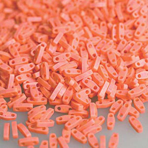 Miyuki Quarter Tila Bead - QTL406FR - Matte Opaque Orange AB