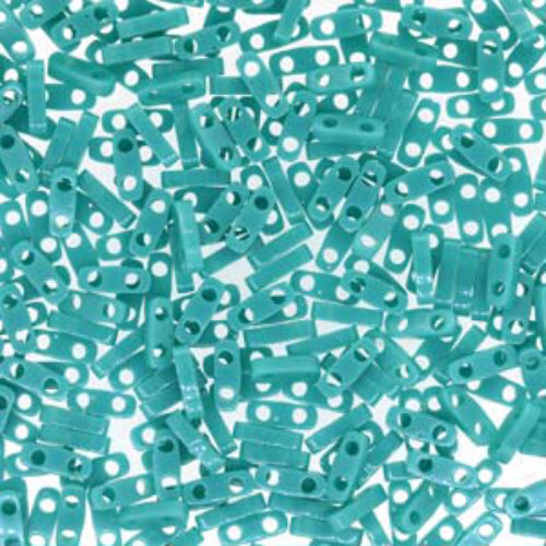 Miyuki Quarter Tila Bead - QTL412 - Opaque Turquoise Green