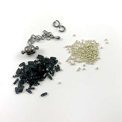 Quarter Tila Check Bracelet - Lynda's Choice of Beads