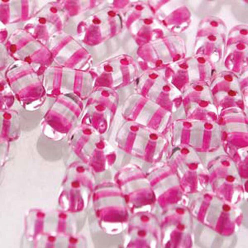Rulla 3mm x 5mm - RUL3500030-44877 - Pink Lined Crystal