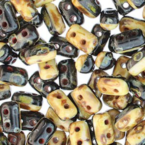 Rulla 3mm x 5mm - RUL3503849-86805 - Duet Black & White Dark Travertine