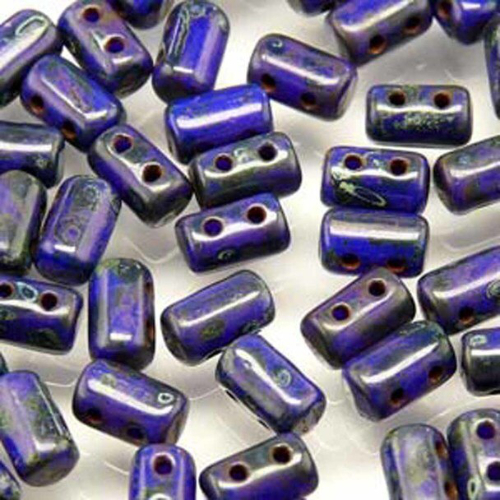 Rulla 3mm x 5mm - RUL3533050-86805 - Opaque Blue Dark Travertine