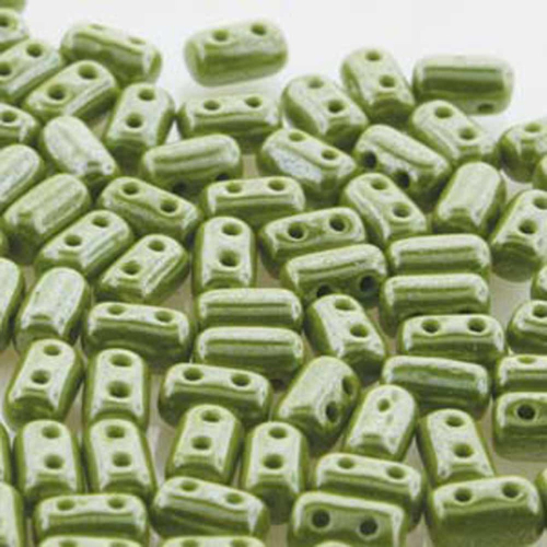 Rulla 3mm x 5mm - RUL3553410-14400 - Opaque Green Chalk Luster
