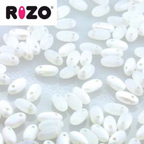 Rizo 2.5mm x 6mm - RZ256-01000-28771 - Matte White Opal AB