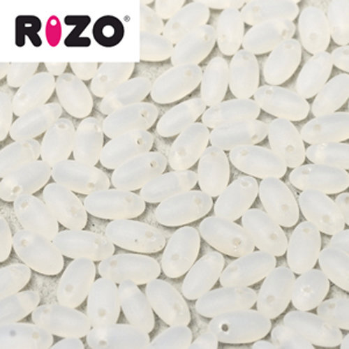 Rizo 2.5mm x 6mm - RZ256-01000-84110 - Matte White Opal
