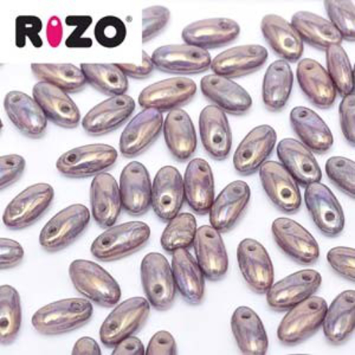 Rizo 2.5mm x 6mm - RZ256-03000-15781 - Chalk White Iris Luster