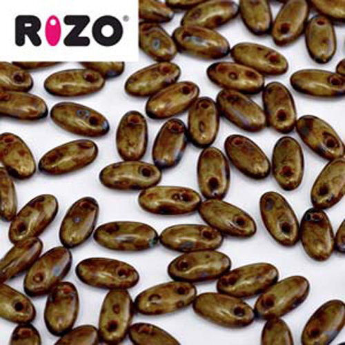Rizo 2.5mm x 6mm - RZ256-14010-86805 - Coral Dark Travertine