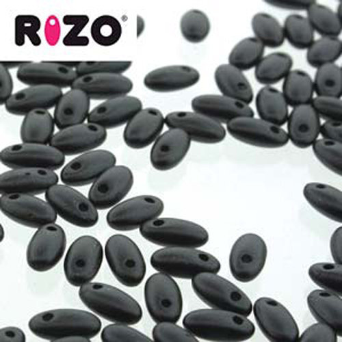 Rizo 2.5mm x 6mm - RZ256-25037 - Pastel Dark Grey / Hematite