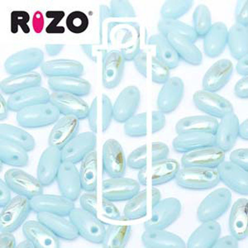 Rizo 2.5mm x 6mm - RZ256-63030-86805 - Dark Turquoise Travertine