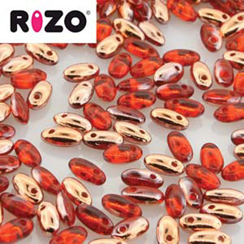 Rizo 2.5mm x 6mm - RZ256-90020-27101 - Hyacinth Capri Gold