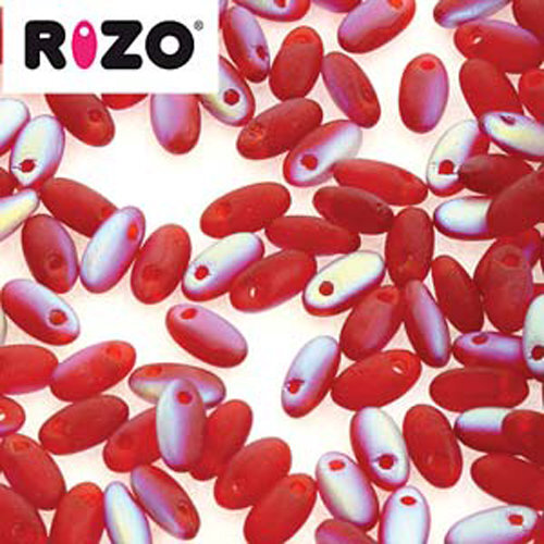 Rizo 2.5mm x 6mm - RZ256-90090-28771 - Matte Red AB