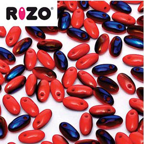 Rizo 2.5mm x 6mm - RZ256-93200-22201 - Opaque Red Azure