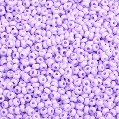 Preciosa 10/0 Rocaille Seed Beads - SB10-03123 - Dyed Chalk Purple SOLGEL