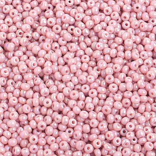 Preciosa 10/0 Rocaille Seed Beads - SB10-07633 - Opaque Rose AB